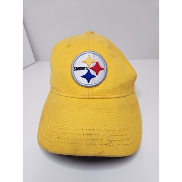 Pittsburgh Steelers Hat Cap Strap Back NFL Football Yellow Toddler Reebok - Picture 1 of 5